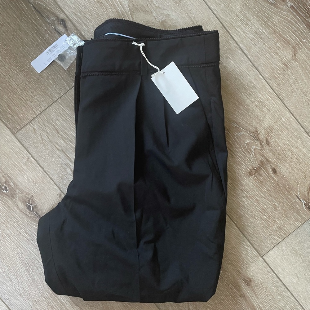 J Crew Crochet Trimmed Pleated Trouser